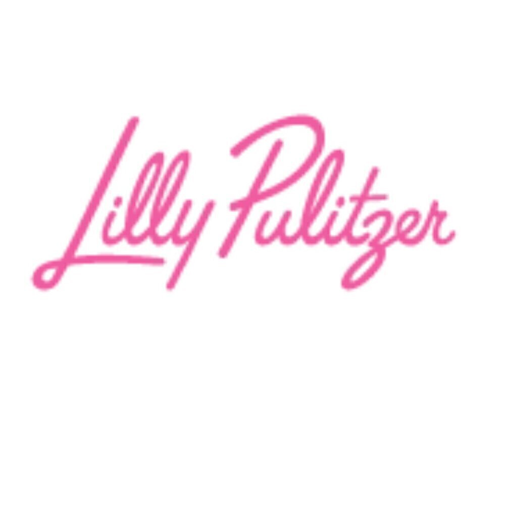 Lilly Pulitzer Resort Fit Cotton Blue Short Sleeve Polo, Medium - Picture 3 of 9